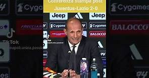 Massimiliano Allegri Conferenza stampa post Juventus-Lazio 2-0 Coppa Italia Semifinale andata
