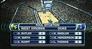 2008 NCAA Tournament - WVU vs Duke - 2nd Half
