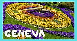 GENEVA 'S beautiful and famous FLOWER CLOCK (Switzerland) #travel #geneva