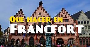 Que ver en Frankfurt 1 día | Guía turística de Frankfurt