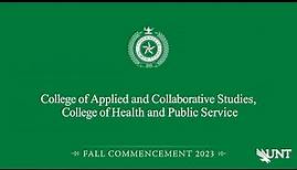 CACS, CHPS | UNT Commencement Fall 2023