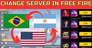 How to Change Server in Free Fire (2024) | Change FF Server