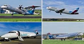 [VERY CLOSE] Landings and Takeoffs at Saarbrücken Airport | Eurowings A320, Luxair Dash 8, CRJ-700
