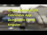 Ionic 5 Tutorial: Create Ionic Calculator App (Angular)