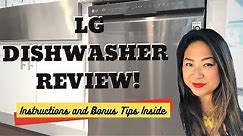 LG DISHWASHER REVIEW 🌊 // Walk-through of each function + Bonus Tips on How to Maintain
