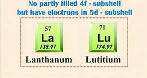 What are the Lanthanide series....????