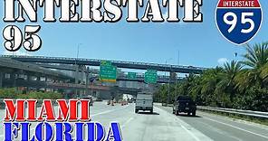 I-95 South - West Palm Beach to Miami - Florida - 4K Highway Drive