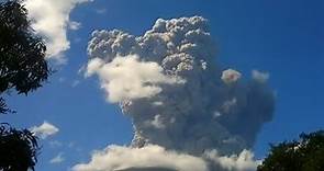 Volcán de Centroamérica en Erupción