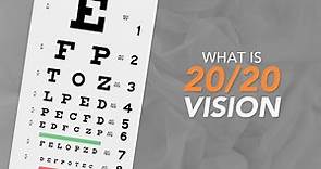 What is 20/20 Vision?
