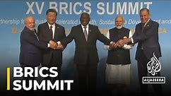 Leaders of BRICS member states gathering in South Africa for second day of alliance's annual summit