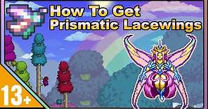 Terraria: How To Get Prismatic Lacewing / How To Spawn Empress Of Light (1.4 Journeys End)