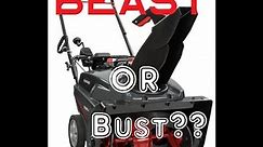 Briggs & Stratton 22in 208cc Single-Stage Snowthrower Feat. Snow Shredder Auger - 1022EX REVIEW