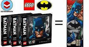 LEGO Ultimate Batman Mosaic out of 3 LEGO 31205 Jim Lee Batman Sets Speed Build