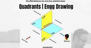 Quadrants | Theory of Quadrant System | Engineering Drawing | 7.0