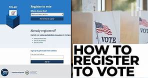 How to Register to Vote Online | Quick Fix