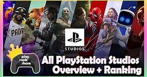 Ranking EVERY PlayStation Studio! + What to Expect From Them in 2022 - Play, Rank, Share