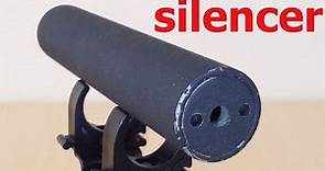 silencer for shooting with .22 caliber ammo | View parts | how it works