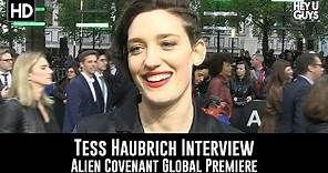 Tess Haubrich Premiere Interview - Alien Covenant