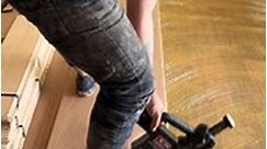 Hardwood Floor Installation #diy #reelsvideo #reelsviral #hardwoodflooring #hardwoodfloors #woodworker #flooring #385 | Flooring Tips