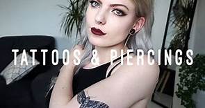 MY TATTOOS & PIERCINGS | pierced my own piercings