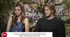 Liana Liberato & Luke Bracey Chat THE BEST OF ME With AMC