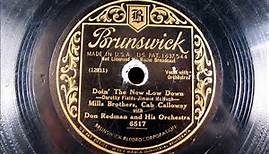 DOIN' THE NEW LOW DOWN by Don Redman with Cab Calloway and the Mills Brothers 1932