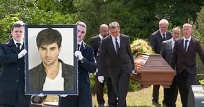 ¡Triste mañana! En el funeral, lágrimas de pésame por la muerte de Enrique Iglesias