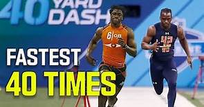 The Top 5 Fastest 40 Yard Dash Times at Each Position Since 2010