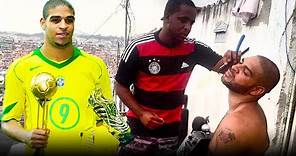 Adriano el jugador que jamás pudo salir de las favelas.