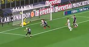 Antonio Mirante makes the save against Inter Milan