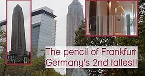 Tour! Elevators at Messeturm Frankfurt, Germany