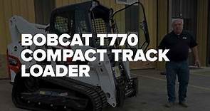 Bobcat T770 Compact Track Loader New Features Explained (walk-around video)