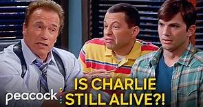 Two and a Half Men | Arnold Schwarzenegger Helps Hunt Down Charlie (Who’s Still Alive?!)
