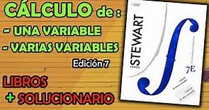 Cálculo de UNA VARIABLE / VARIAS VARIABLES - Stewart (Ed. 7) | LIBROS + SOLUCIONARIOS