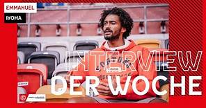 INTERVIEW | Emmanuel Iyoha im „Interview der Woche“ | Vor #F95OSN | Fortuna Düsseldorf