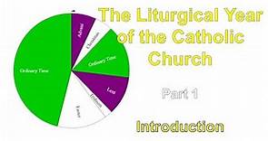 The liturgical year of the Roman Catholic Church 1 - Introduction