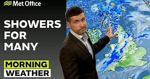 13/04/24 – Showery over the Weekend – Morning Weather Forecast UK – Met Office Weather