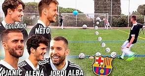 PJANIC vs JORDI ALBA vs NETO... *futbol challenge*