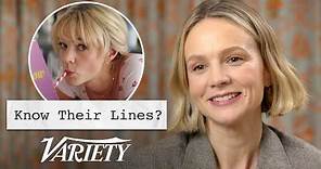 Does Carey Mulligan Know Lines From Her Most Famous Movies?