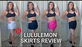 LULULEMON TRY-ON HAUL | All the skirts!