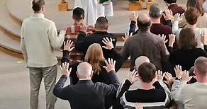 We had the Rite of Welcoming on Sunday! With a resounding "YES", Holy Family Parish affirmed to help those seeking to enter the church to meet, know, and love Jesus through our prayers and example. #RCIA #catholic #meetknowlovejesus | Holy Family Parish Adrian