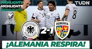 Highlights | Alemania 2-1 Rumania | UEFA European Qualifiers 2021 | TUDN