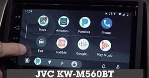 JVC KW-M560BT Display and Controls Demo | Crutchfield Video