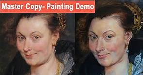 PORTRAIT PAINTING || A Rubens Master Copy "Portrait Of Isabella Brant."