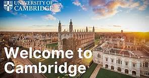 Welcome to Cambridge!