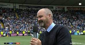 Steve Clarke gives passionate speech after guiding Kilmarnock to 3rd for first time since 1966!