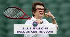 Billie Jean King | Back where she belongs | Wimbledon 2023