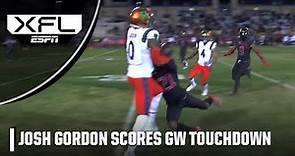 Josh Gordon scores 65-yard TD to win it for Seattle | XFL on ESPN
