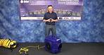 OdorStop OS500 , Heavy Duty HEPA Air Scrubber , Overview and Demonstration Video