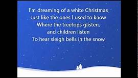 White Christmas- Bing Crosby (Lyrics)